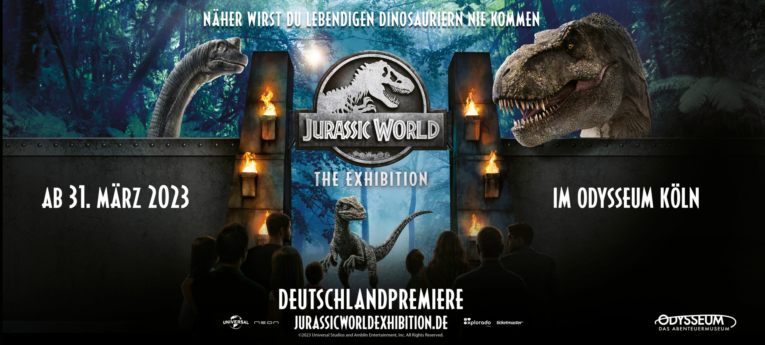 Read more about the article Jurassic World: The Exhibition feiert Deutschlandpremiere im Odysseum in Köln